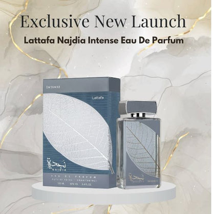 Lattafa Najdia Intense Eau de Parfum 100ml - Long Lasting Fresh Spicy Fragrance for Men