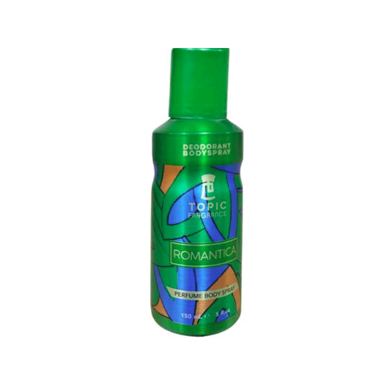 Topic Fragrance Romantica Perfume Body Spray 150ml Long-Lasting Romantic Scent