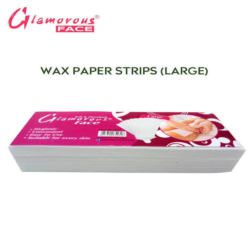 Glamorous Face Wax Paper Strip Large