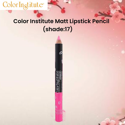 Color Institute Matt Lipstick Pencil (Shade:17)