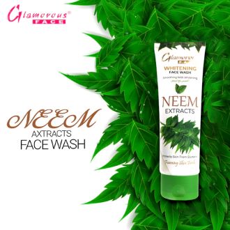 Glamorous Face Whitening Neem Extracts Face Wash 100gm