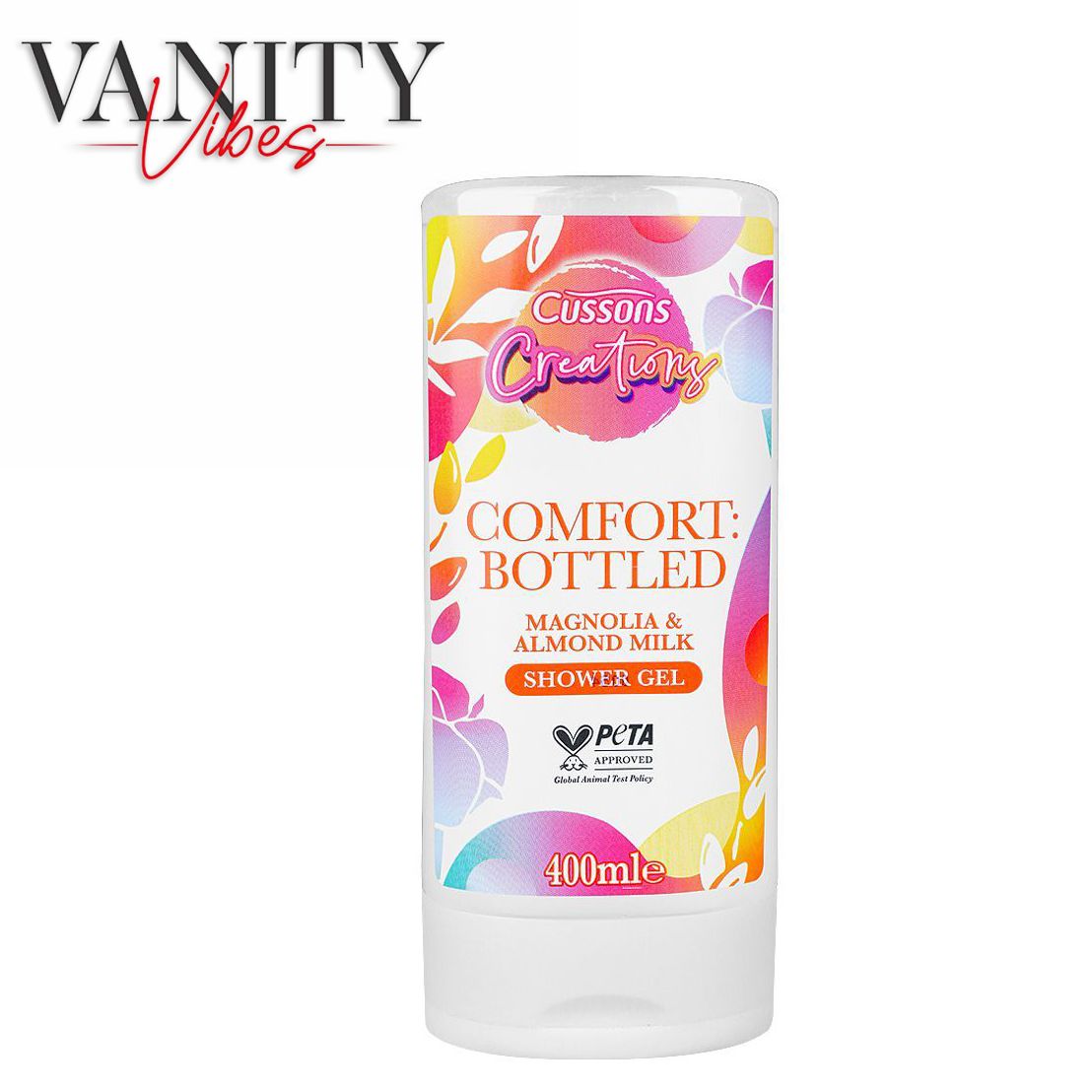Cussons Creations Comfort Bottled Magnolia & Almond Milk Shower Gel 400ml