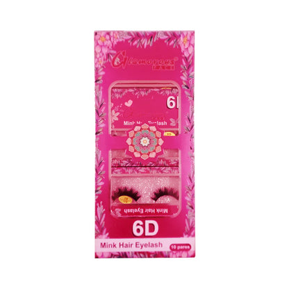 Glamorous Face 6D Mink Hair Eyelashes 10 Pieces (GF 8065)