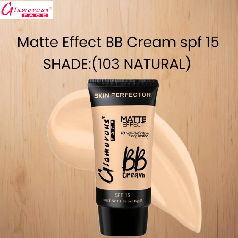Glamorous Face Matte Effect BB Cream spf 15 (Shade:103 Natural)