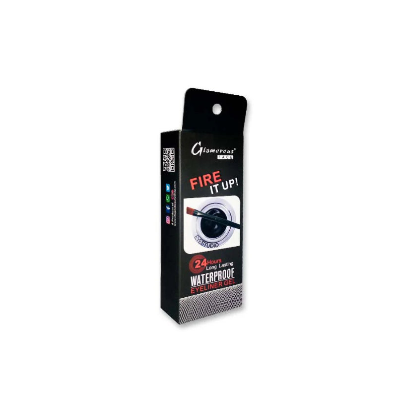 Glamorous Face Long Lasting Water Proof Gel Eyeliner (BLACK)