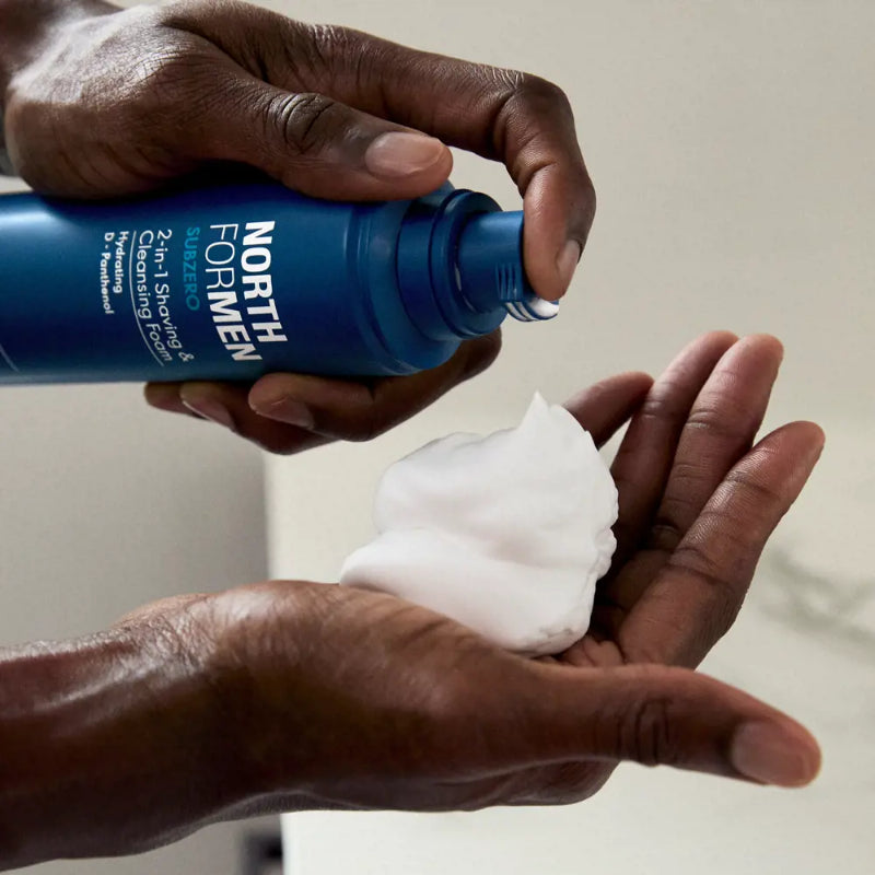 Oriflame North for Men Subzero 2-in-1 Shaving & Cleansing Foam 200ml