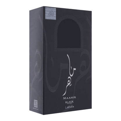 Lattafa Maahir Black Edition Perfume EDP 100ml Long Lasting Arabic Fragrance for Men