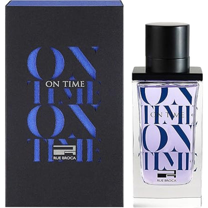 On Time Blue by Rue broca Afnan edp 100ml