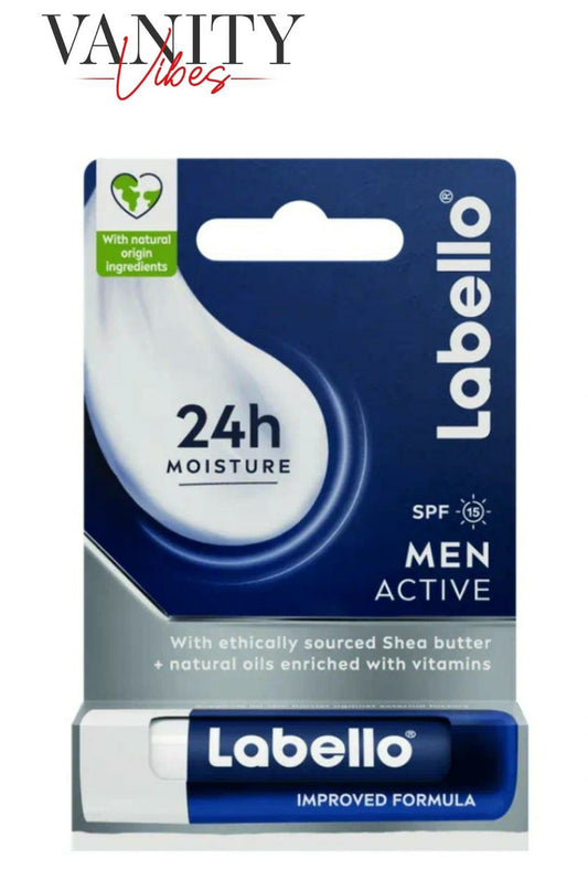 Labello 24H+ Moisture SPF 15 Men Active Lip Balm 4.8g