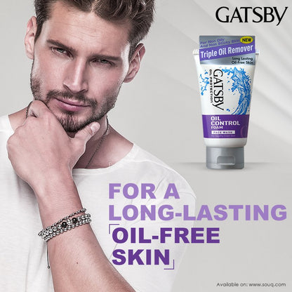 GATSBY OIL CONTROL FOAM FACE WASH 120G