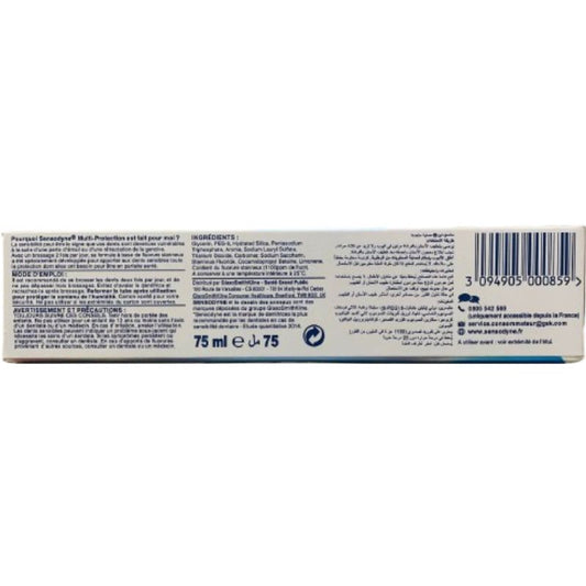 Sensodyne Multi Protection Toothpaste 75ml Sensitive Teeth Care & Long-Lasting Protection