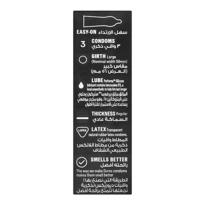 INNO Durex Condoms Extended Pleasure 3 Pieces