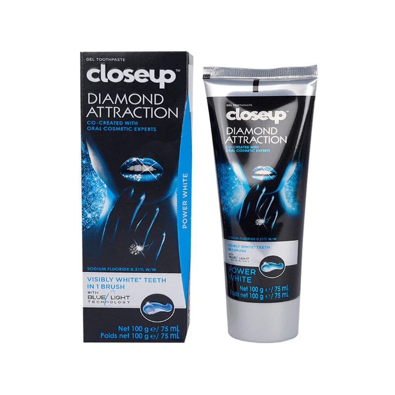 Closeup Diamond Attraction Toothpaste 100g / 75ml Co-Created with Oral Cosmetic Experts for Sparkling Smile