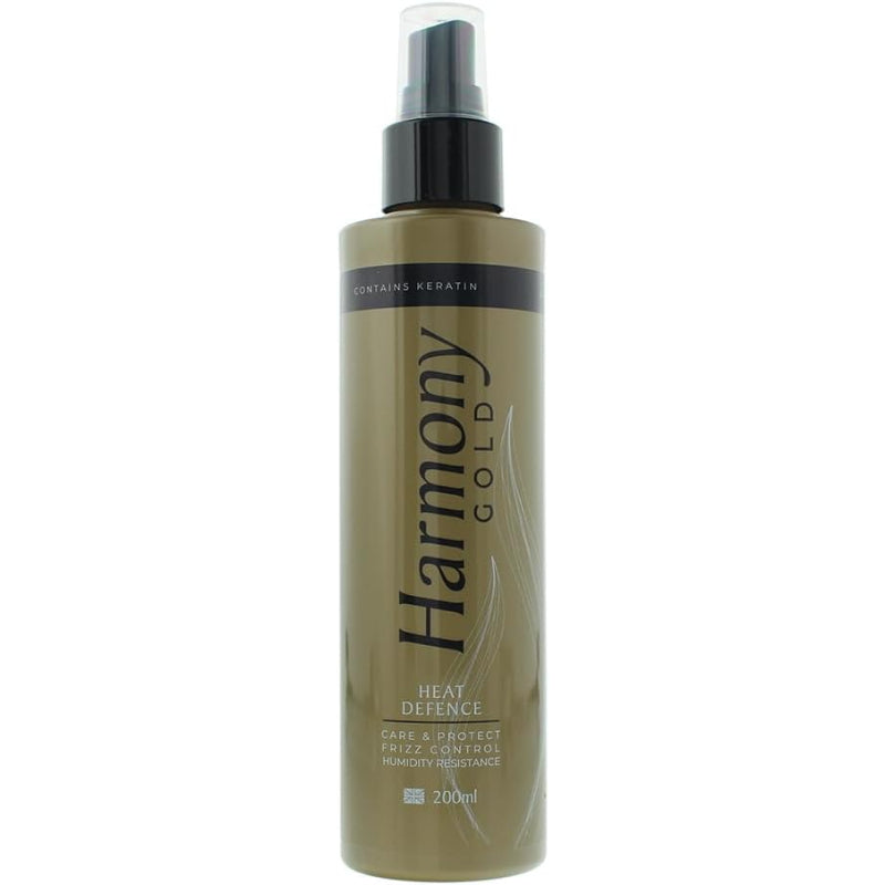 Harmony Gold Heat Defence Care & Protect Frizz Control Humidity Resistance Spray 200ml