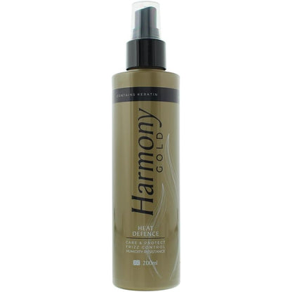 Harmony Gold Heat Defence Care & Protect Frizz Control Humidity Resistance Spray 200ml
