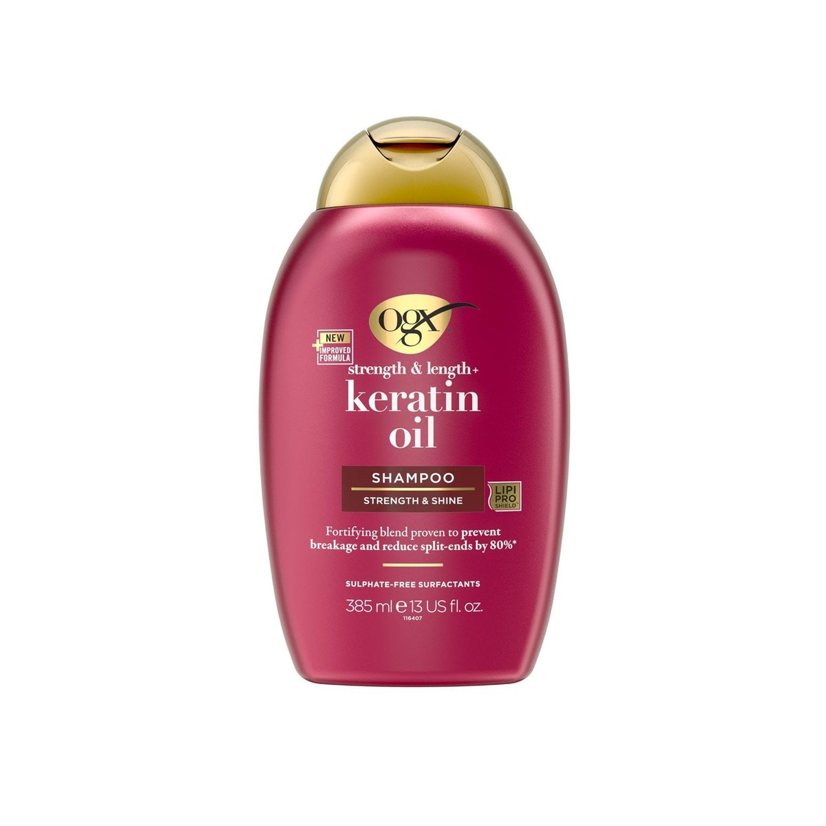 OGX Strength & Length + Keratin Oil Shampoo Strength & Shine 385ml