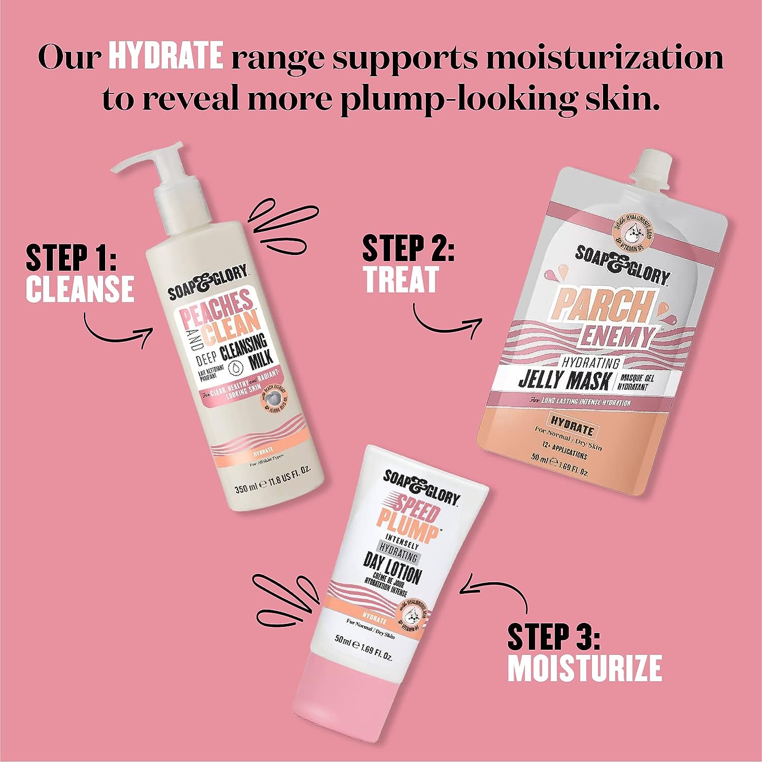 Soap & Glory Peaches And Clean Deep Cleansing Milk 350ml