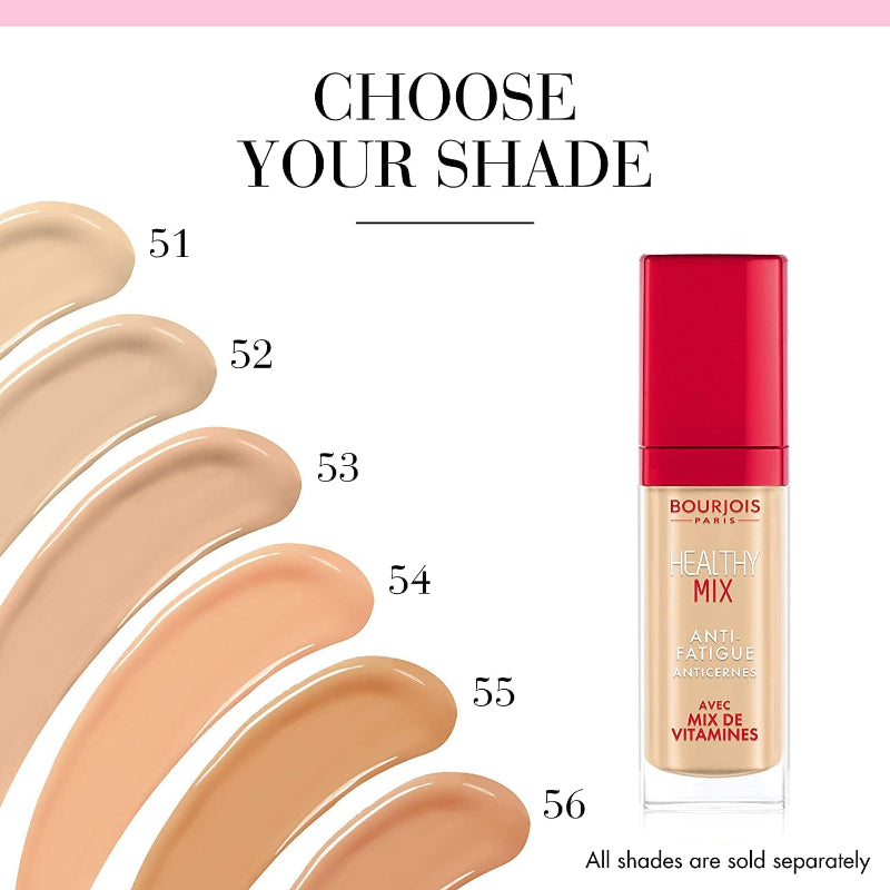 Bourjois Healthy Mix Anti-Fatigue Concealer 53 Fonce Dark