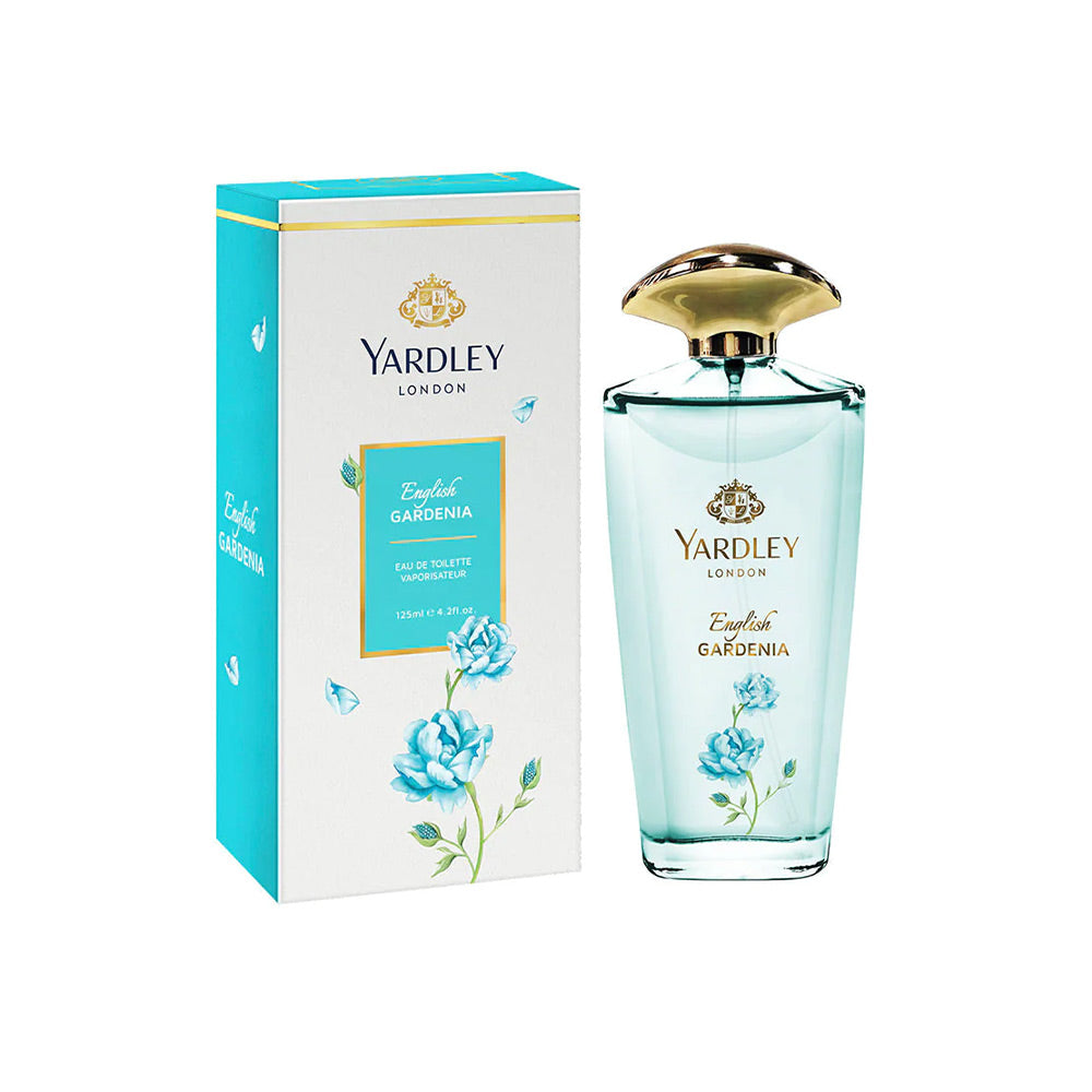 Yardley London English Gardenia Eau De Toilette for Women 125ml – Elegant White Floral Gardenia Fragrance Perfume with Long L