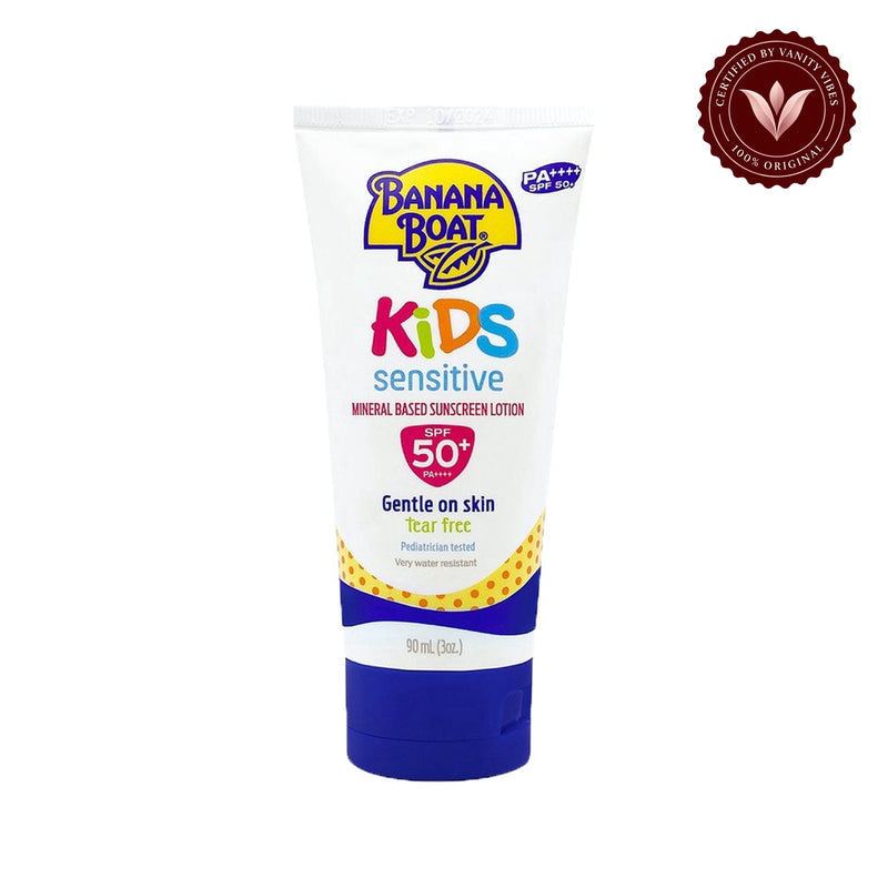 Banana Boat Kids Sensitive SPF 50+ Sunscreen Lotion 90ml — main image
