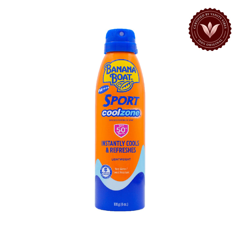 Banana Boat Sport CoolZone SPF 50+ PA++++ Sunscreen Spray 170g — secondary image