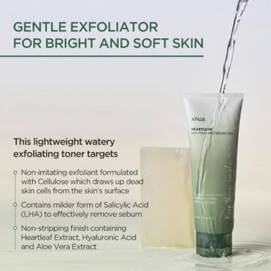 ANUA Heartleaf LHA Moisture Peeling Gel 120ml