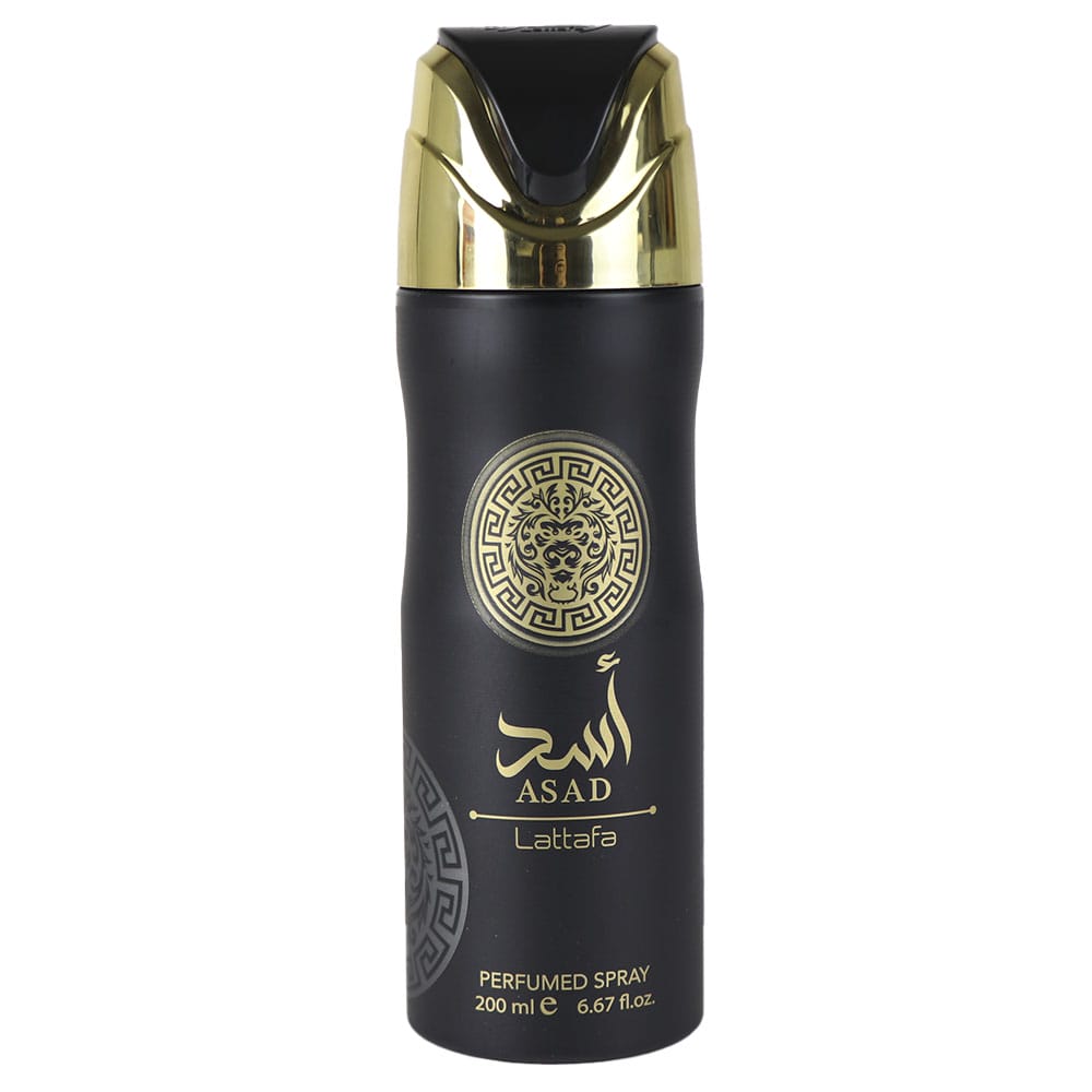Lattafa Asad Premium Woody Essence Men Perfumed Spray 200ml - Long-Lasting Fragrance
