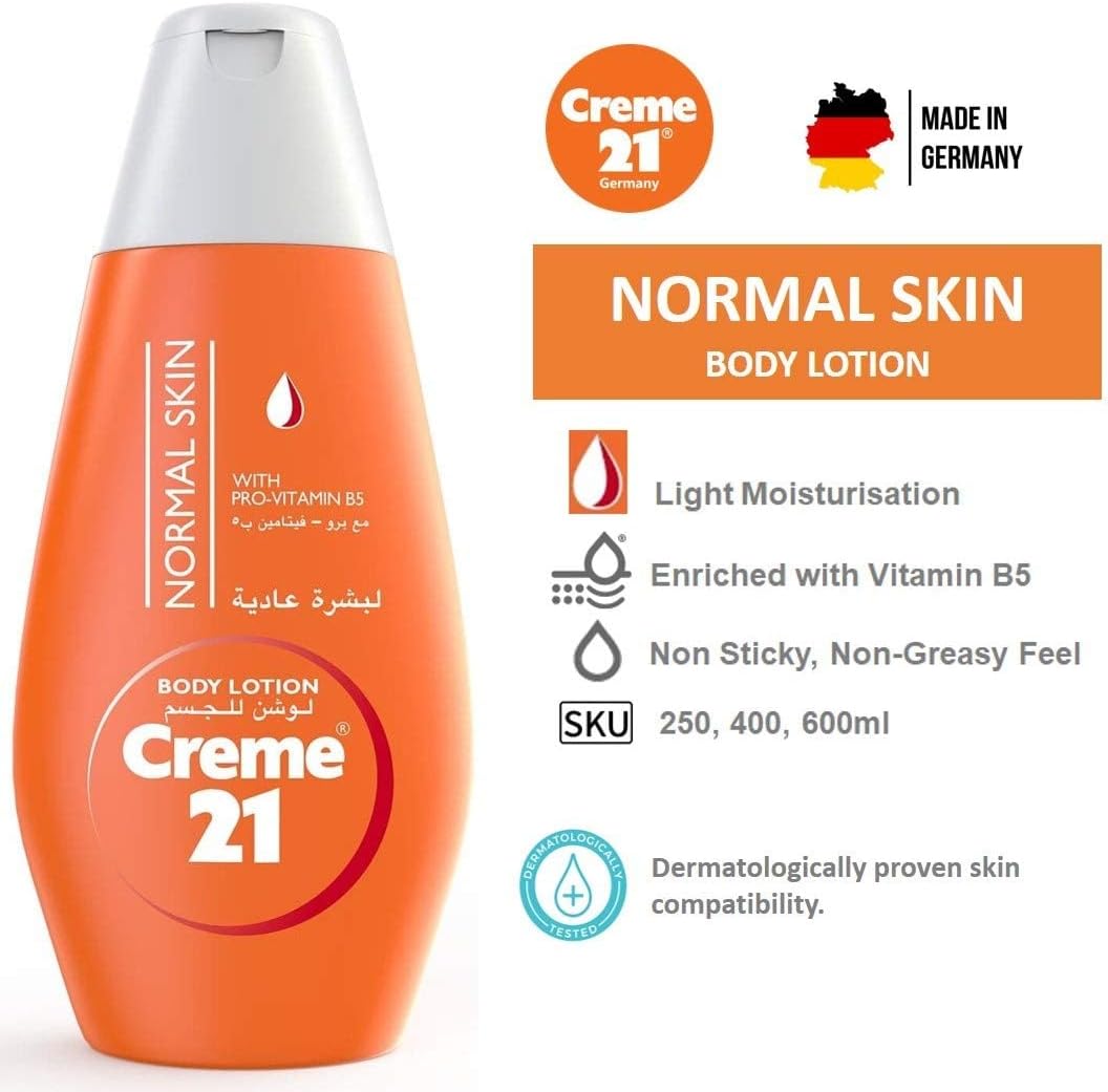 Creme 21 Germany Body Lotion For Normal Skin 400ml