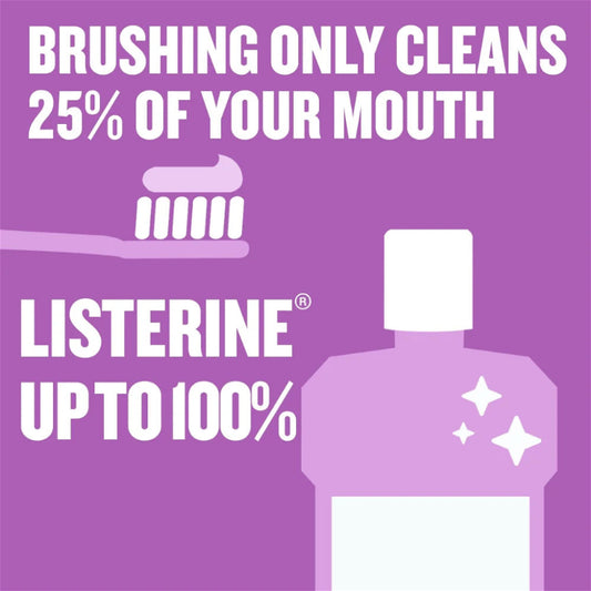 Listerine Total Care Teeth Protect Milder Taste Mouthwash 250ml - Complete Antibacterial Oral Care for Strong Teeth & Fresh B