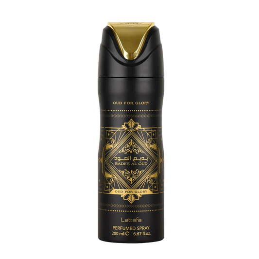 Lattafa Badee Al Oud For Glory Body Spray 200 ml Long-Lasting Freshness & Intense Oud Fragrance
