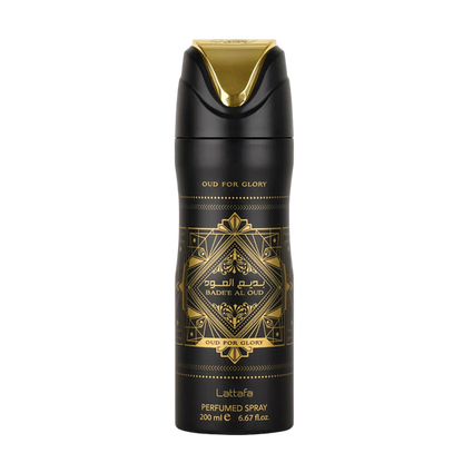 Lattafa Badee Al Oud For Glory Body Spray 200 ml Long-Lasting Freshness & Intense Oud Fragrance