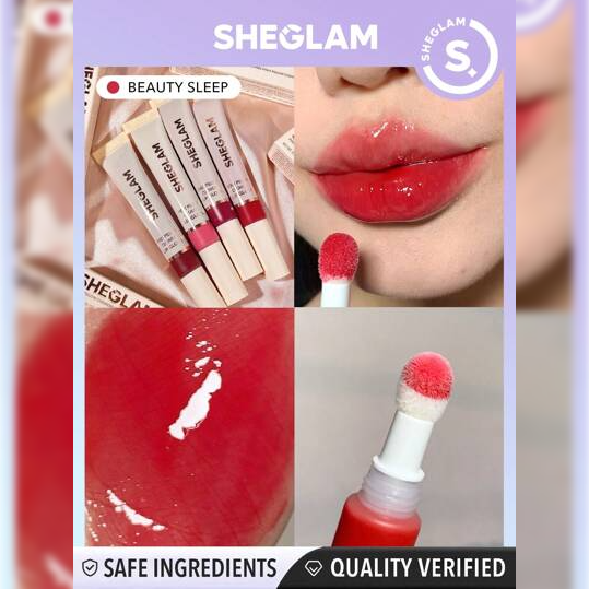 She Glam Sheglam POUT PILLOW CUSHION LIP GLOSS Beauty Sleep