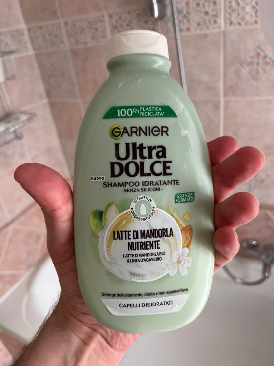 Garnier Ultra Dolce Shampoo Idratante Latte di Mandorla Nutriente 300ml Moisturizing & Nourishing Hair Care