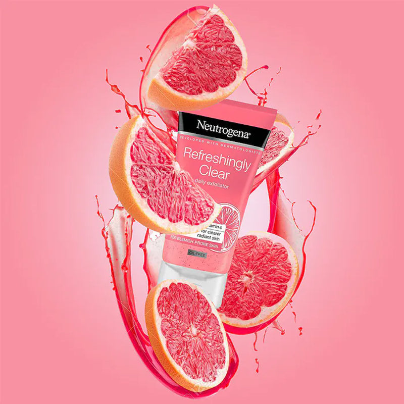 Fresh & Clear Daily Exfoliator with Pink Grapefruit 150ml