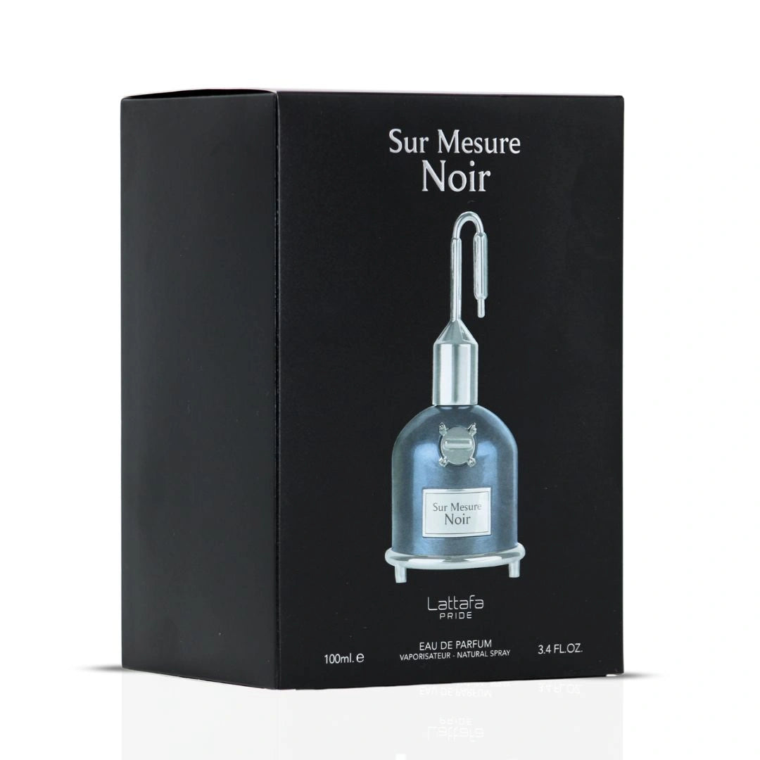 Lattafa Pride Sur Mesure Noir Eau de Parfum 100ml - Long Lasting Original Bold Masculine Fragrance for Men