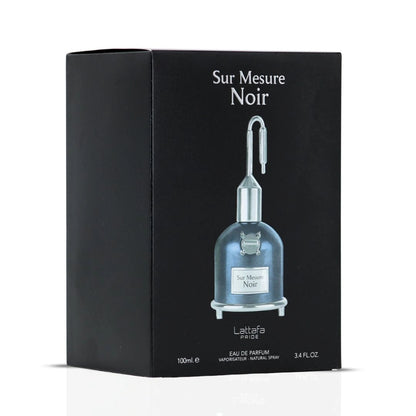 Lattafa Pride Sur Mesure Noir Eau de Parfum 100ml - Long Lasting Original Bold Masculine Fragrance for Men