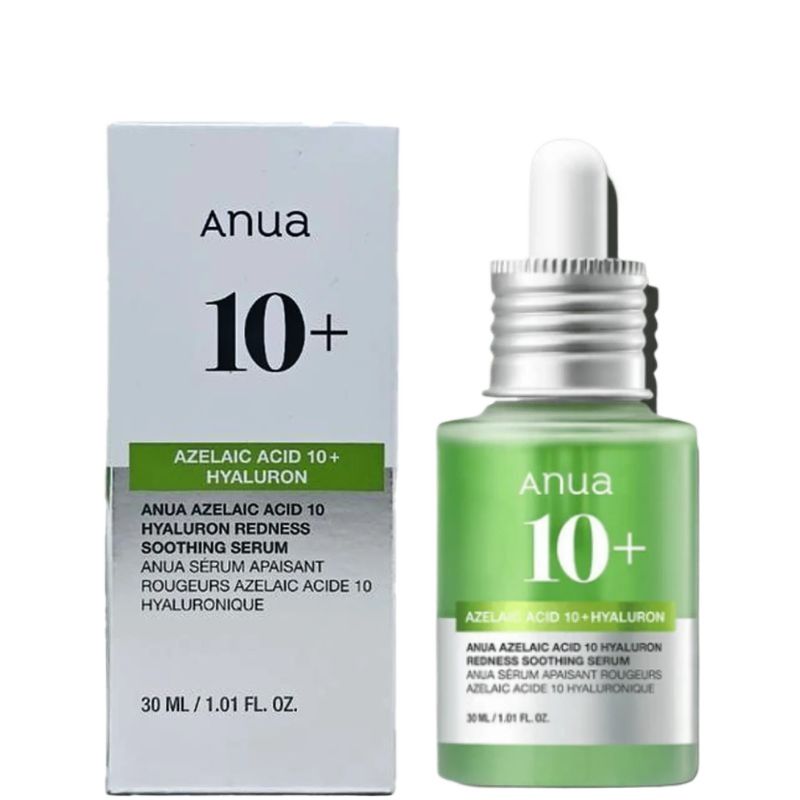 Anua Azelaic Acid 10% Hyaluron Redness Soothing Serum 30 ml Calms & Reduces Skin Redness (K Beauty)