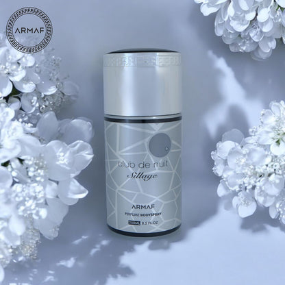 Armaf Club De Nuit Sillage Woman Perfumed Body Spray 250ml Long-Lasting Elegant & Feminine Fragrance