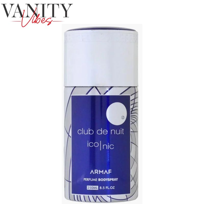 Armaf Club De Nuit Iconic Perfumed Body Spray 250ml Long-Lasting Bold & Masculine Fragrance