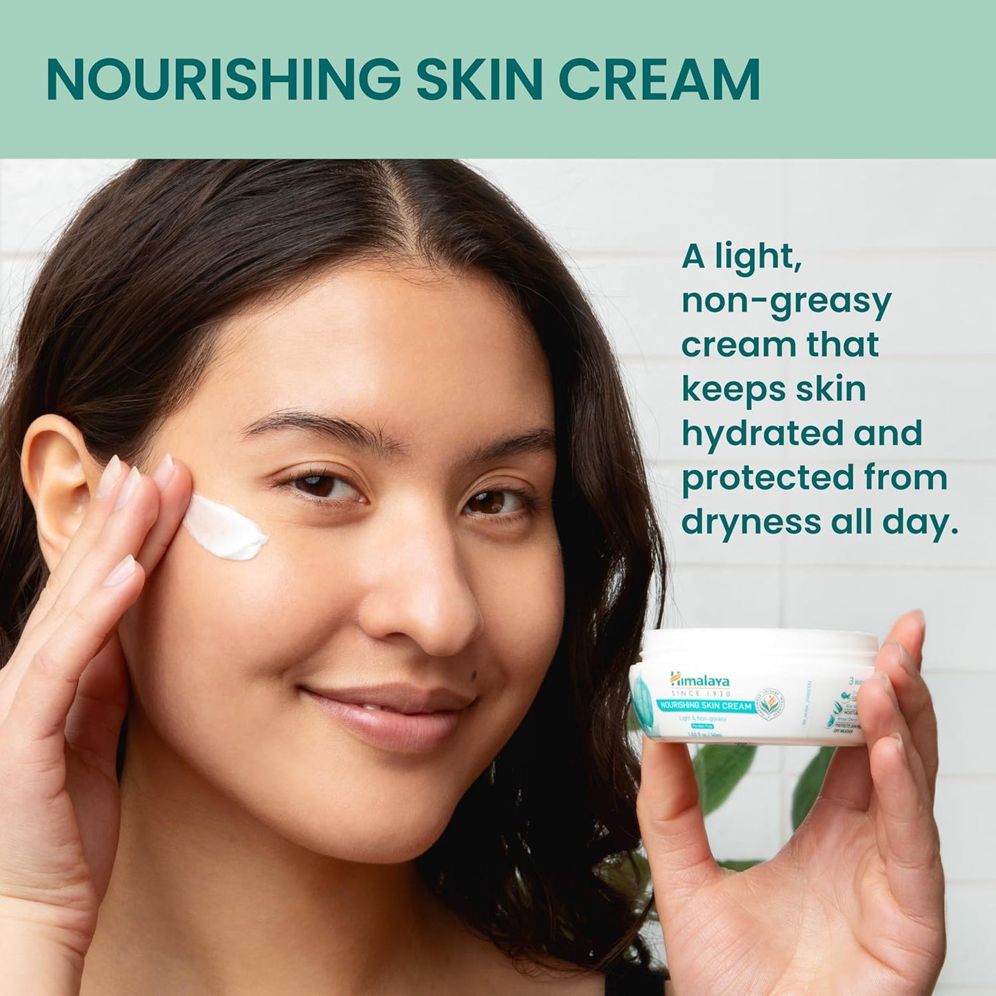 Himalaya Nourishing Skin Cream 50ml – Deep Moisturizing Daily Cream for Soft, Smooth & Healthy Glowing Skin