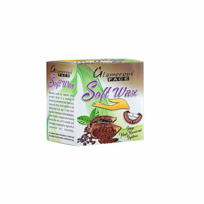Glamorous Face Soft Wax 125 gm (Chocolate)