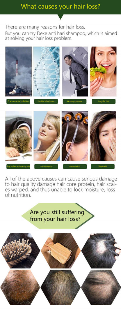 Dexe Anti Hair Loss Keratin Shampoo 500 ml Strengthening, Repair & Hair Fall Control
