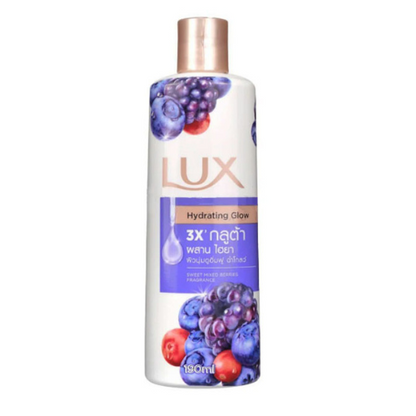Lux Hydrating Glow Body Wash 190ml – 3x Moisturizing with Sweet Mixed Berries Fragrance