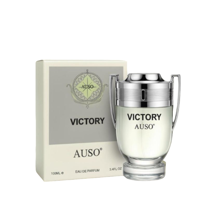 Auso Victory Eau De Parfum 100ml – Long Lasting Fresh Woody Aromatic Fragrance Perfume for Men Elegant Daily Wear Scent