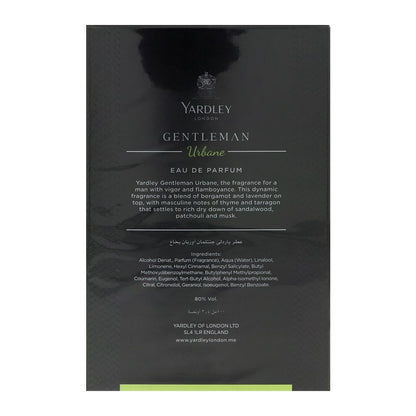 Gentleman Urbane by Yardley EDP 100ml for Men
