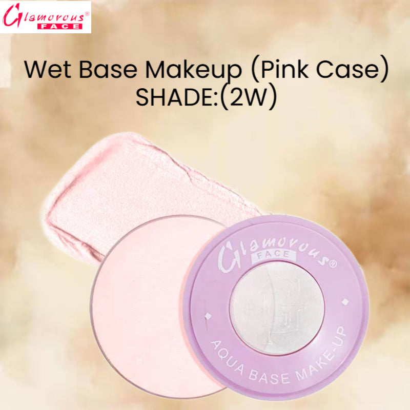 Glamorous Face Wet Base Makeup (Pink Case) (Shade:2W)