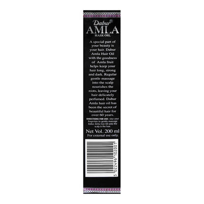 Dabur Amla Hair Oil 200ml Strong & Long Hair Nourishment Formula