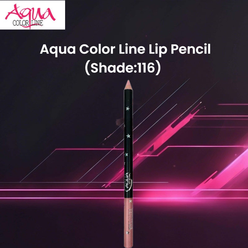 Aqua Color Line Lip Pencil (Shade:116)