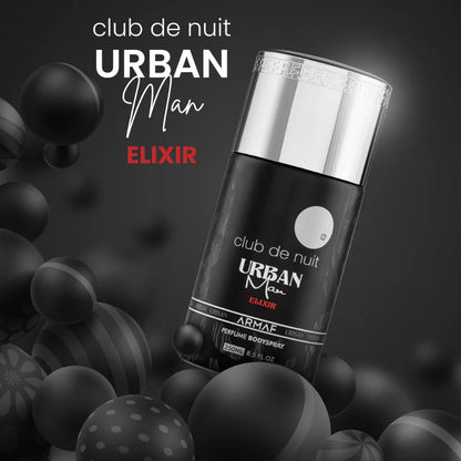 Armaf Club De Nuit Urban Man Elixir Perfumed Body Spray 250ml Long-Lasting Bold & Masculine Fragrance