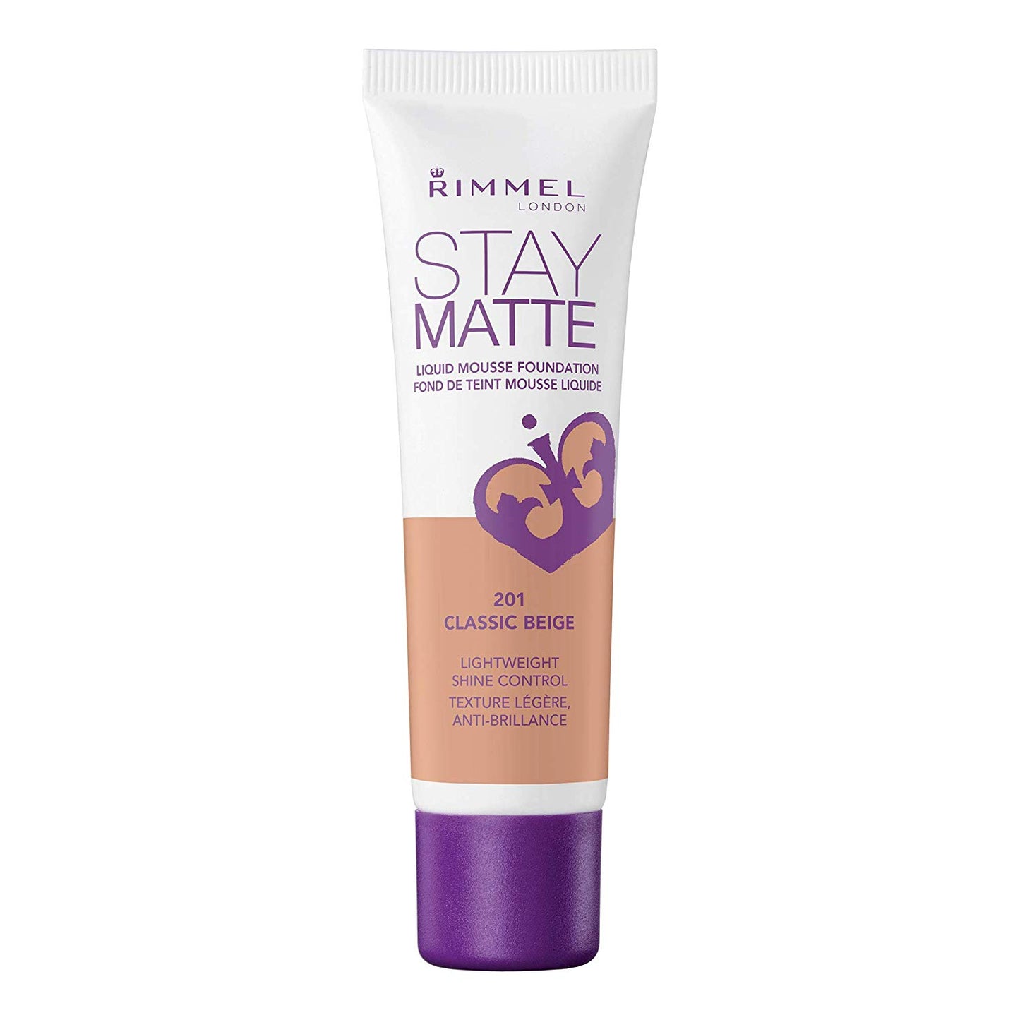 Rimmel Stay Matte Foundation, 201 Classic Beige